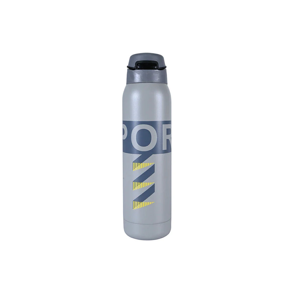 Picture of Gray "SPORT" Insulated Water Bottle with Straw 500ml - by Raja Sahib Kids