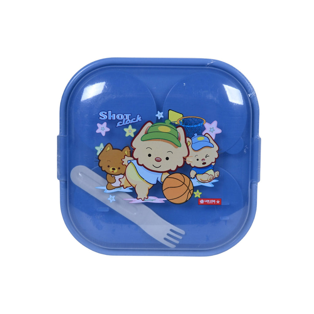 Picture of Lion Star 3-Compartment Lunch Box For Kids - by Raja Sahib Kids