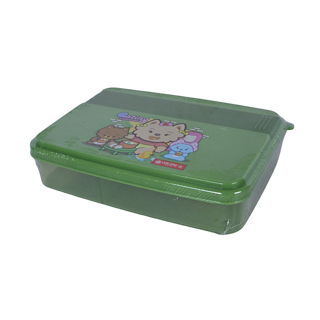 Picture of Lion Star Lunch Box For Kids - Green - by Raja Sahib Kids