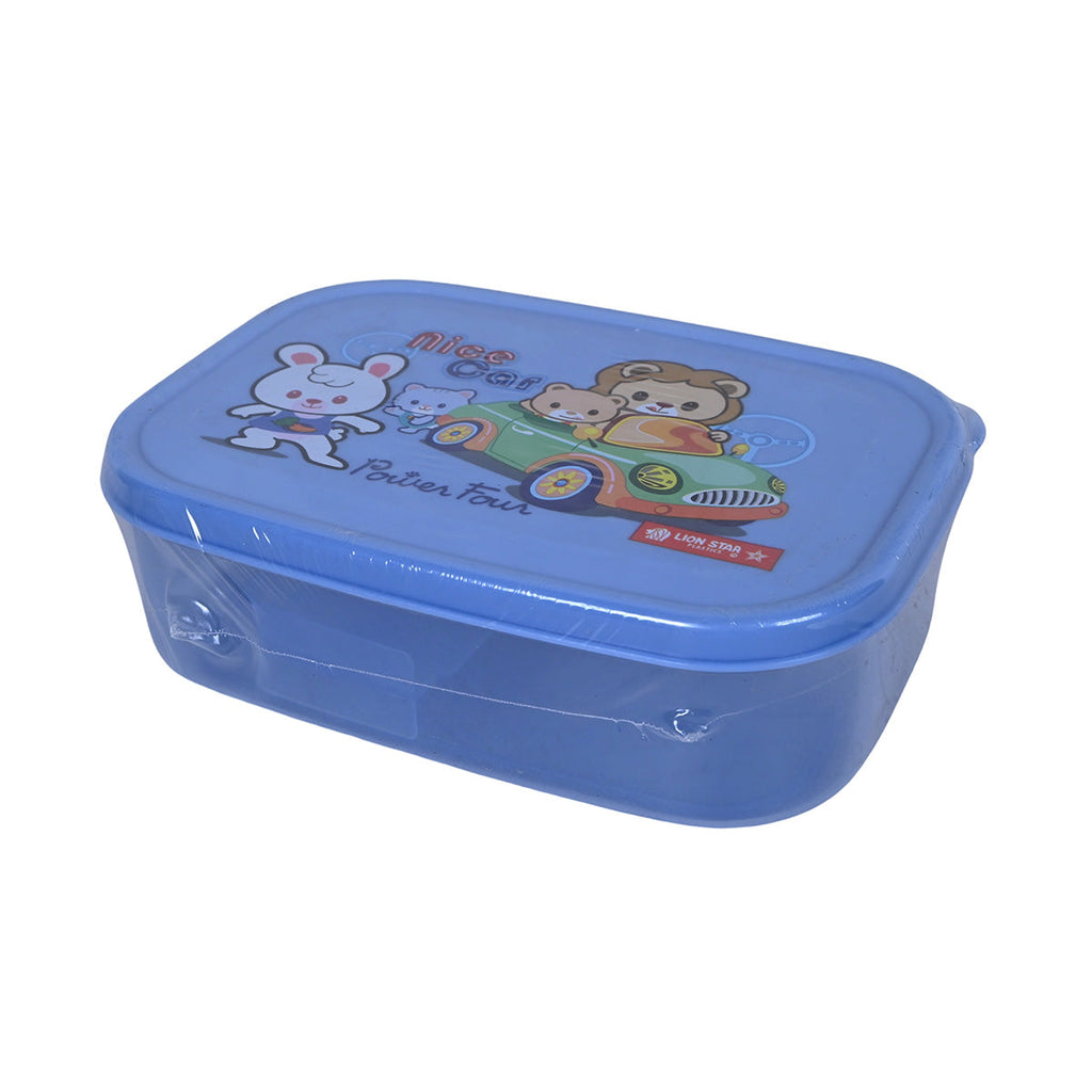 Picture of Lion Star Lunch Box For Kids - Blue - by Raja Sahib Kids