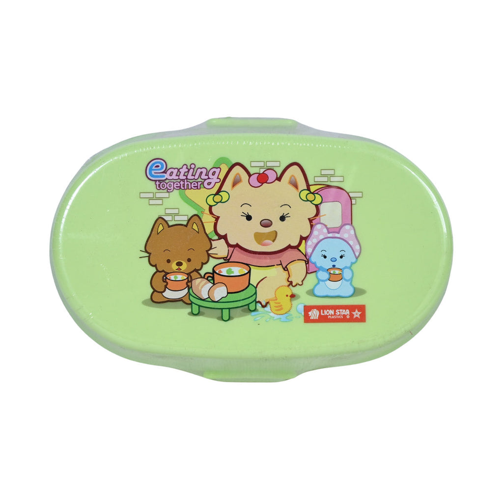 Picture of Lion Star Lunch Box For Kids - Green - by Raja Sahib Kids