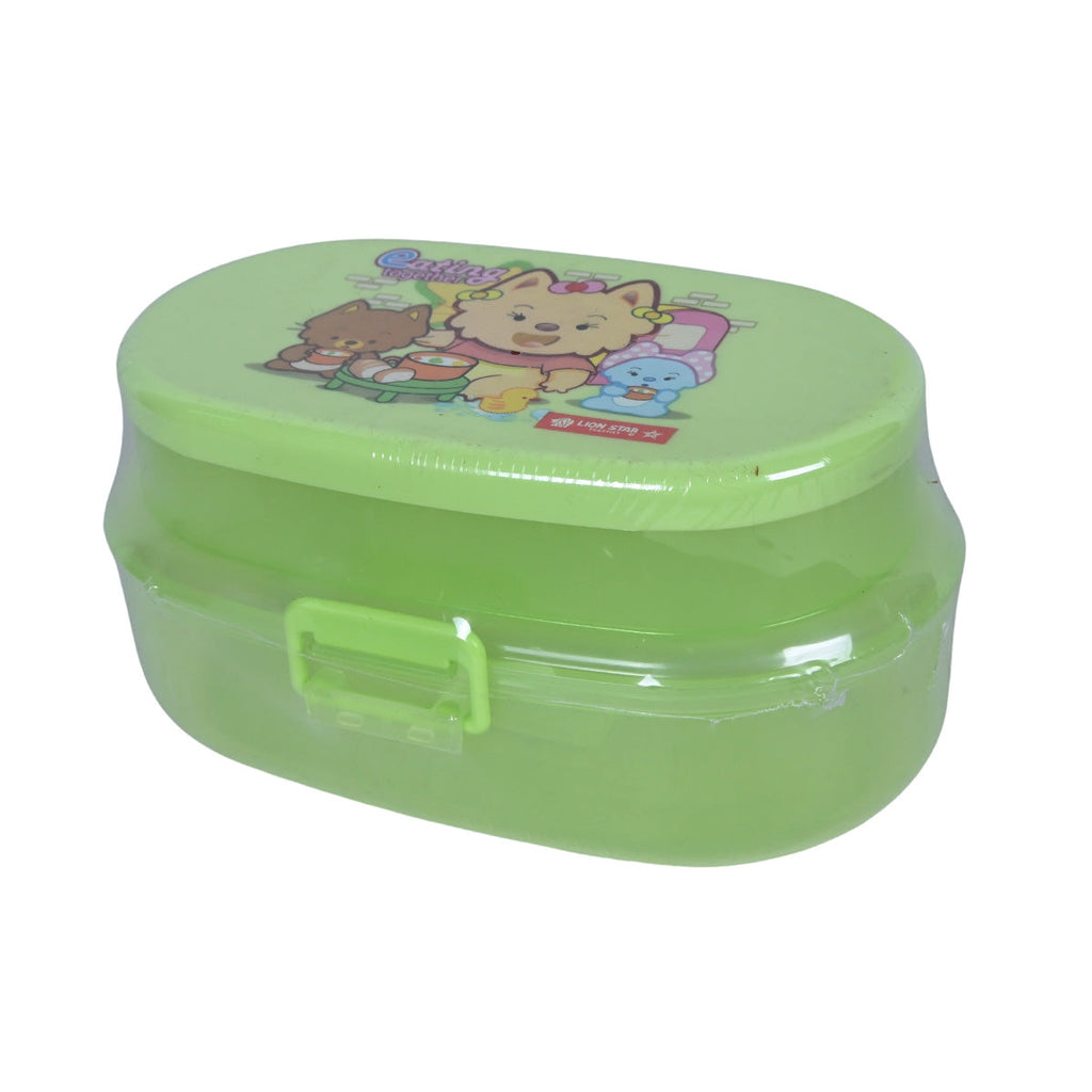 Picture of Lion Star Lunch Box For Kids - Green - by Raja Sahib Kids