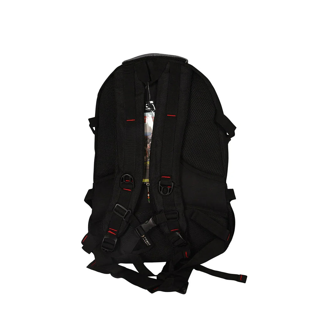 Picture of Power In Kavas Grey & Black School Backpack - by Raja Sahib Kids