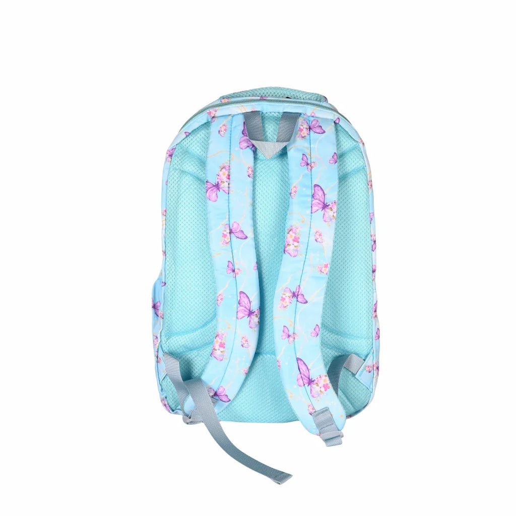 Picture of DAKANEE "Butterfly Bliss" School Backpack Blue - by Raja Sahib Kids