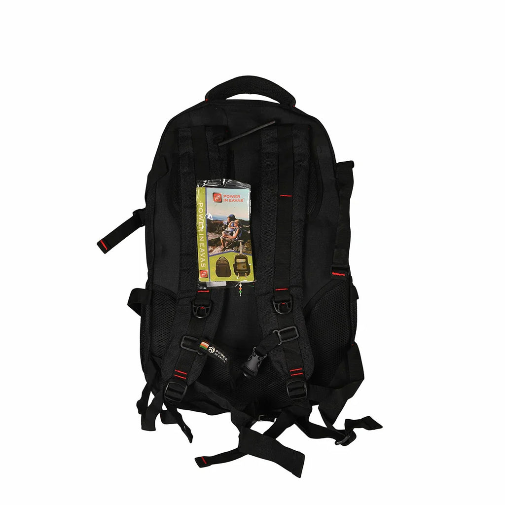 Picture of Power In Kavas Black & Green School Backpack - by Raja Sahib Kids