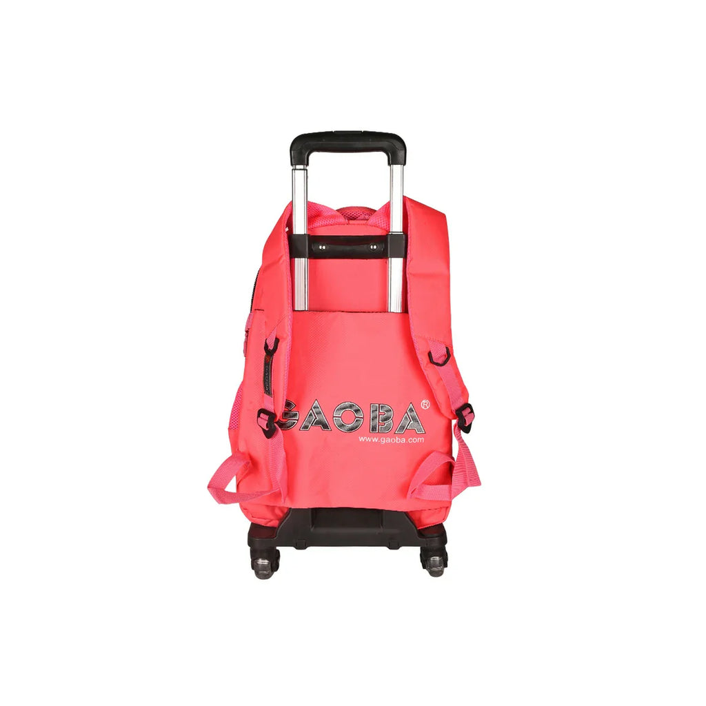 Picture of GAOBA Stylish Pink Rolling School Bag - by Raja Sahib Kids