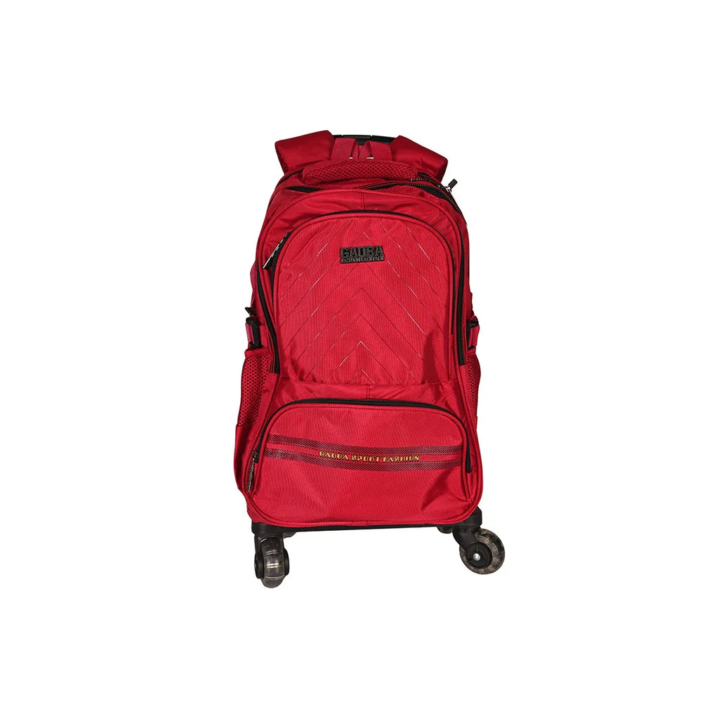 Picture of GAOBA Stylish Red Rolling School Bag - by Raja Sahib Kids