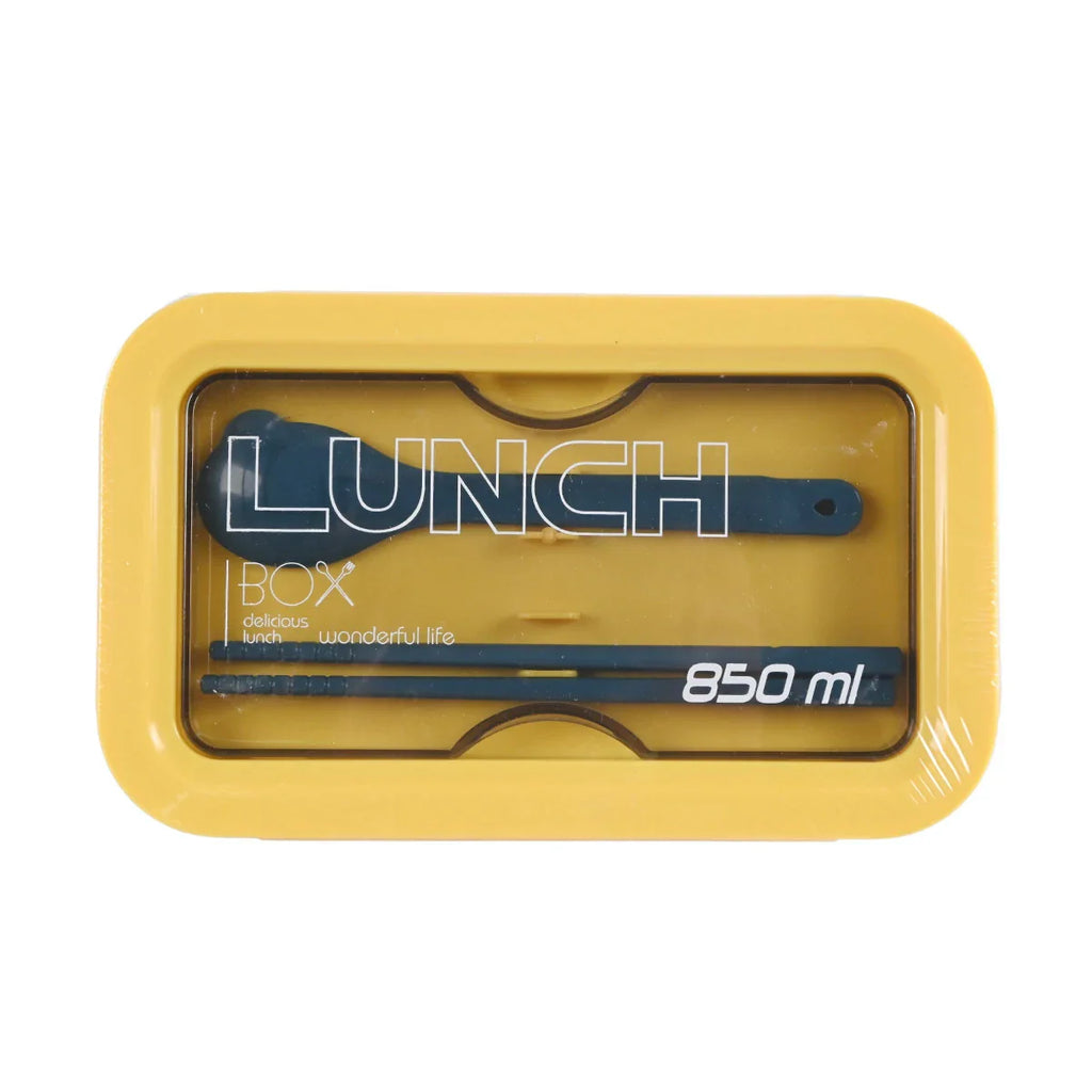 Picture of Lunch Box 850Ml - Yellow - by Raja Sahib Kids