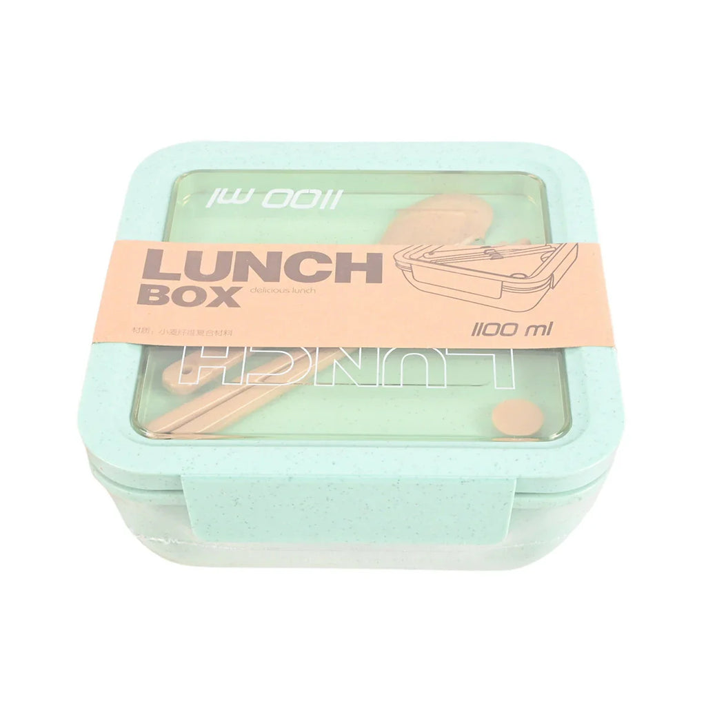 Picture of Lunch Box 1100Ml - Green - by Raja Sahib Kids