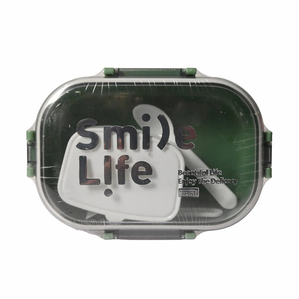 Picture of Smile Life Bento Lunch Box with Spoon - by Raja Sahib Kids