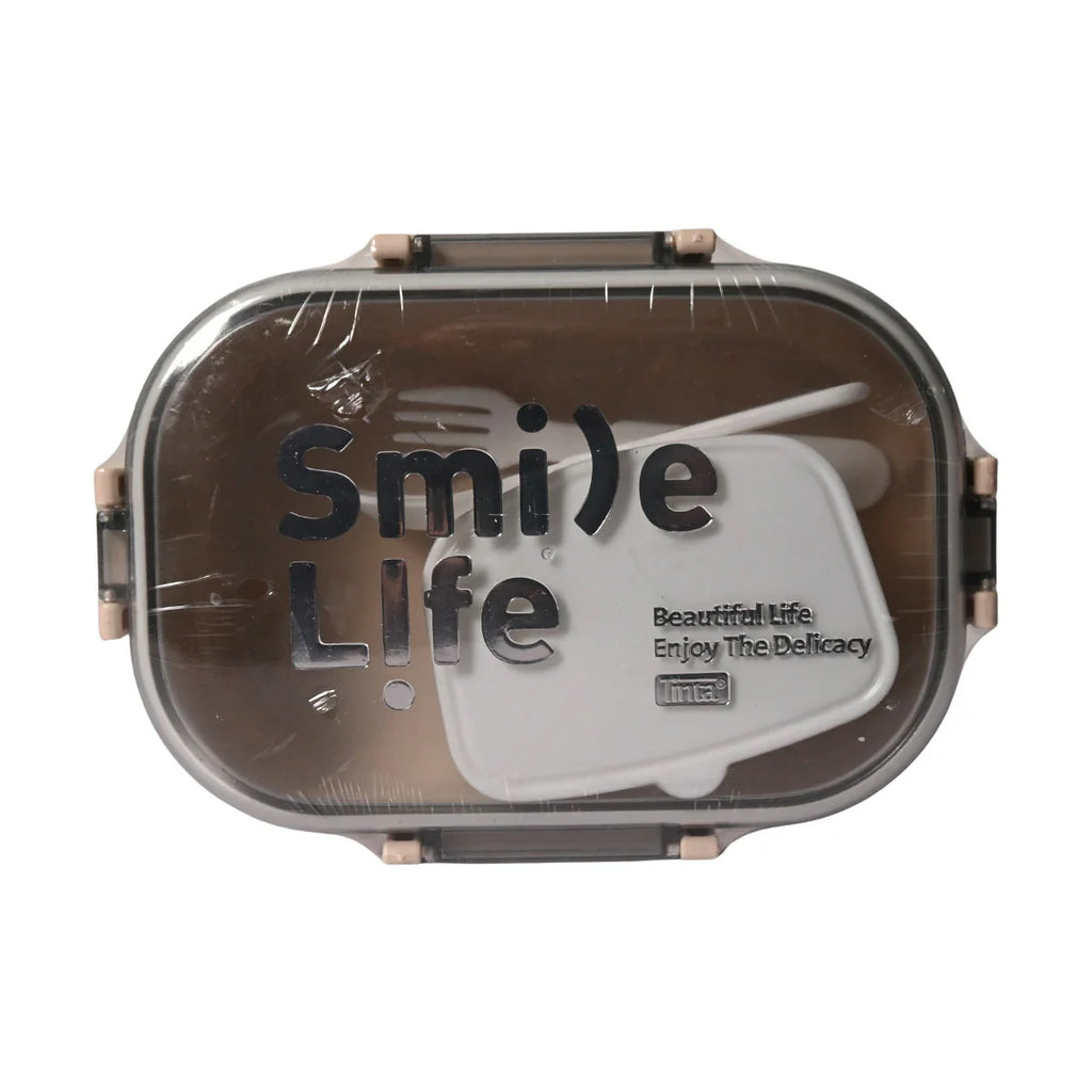 Picture of Smile Life Portable Bento Lunch Box with Cutlery - by Raja Sahib Kids