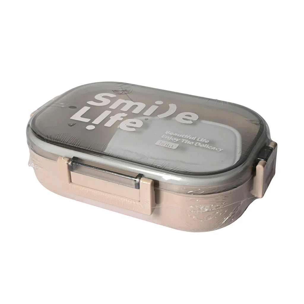 Picture of Smile Life Portable Bento Lunch Box with Cutlery - by Raja Sahib Kids