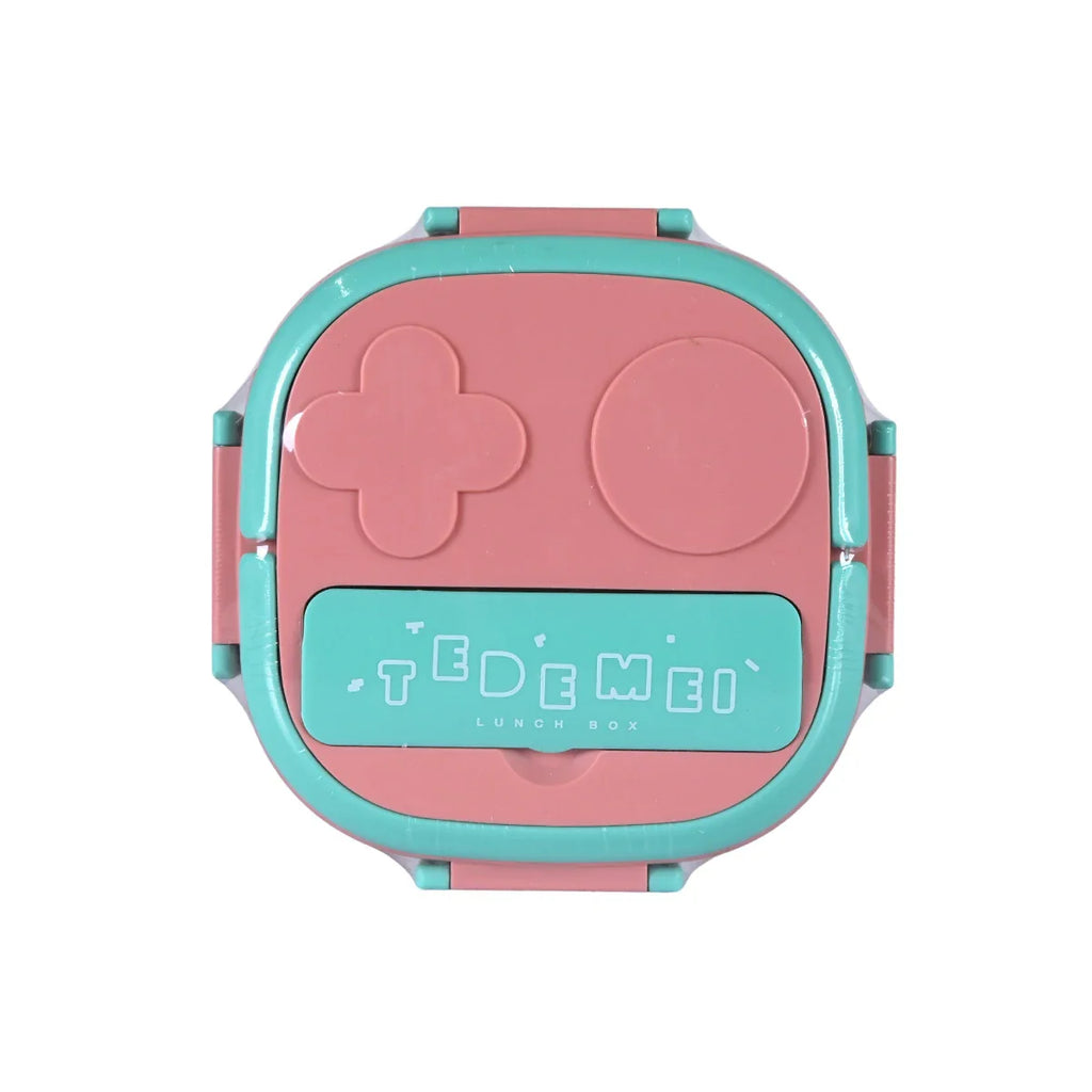 Picture of Pink and Teal Game Controller Bento Stainless Steel Lunch Box - by Raja Sahib Kids