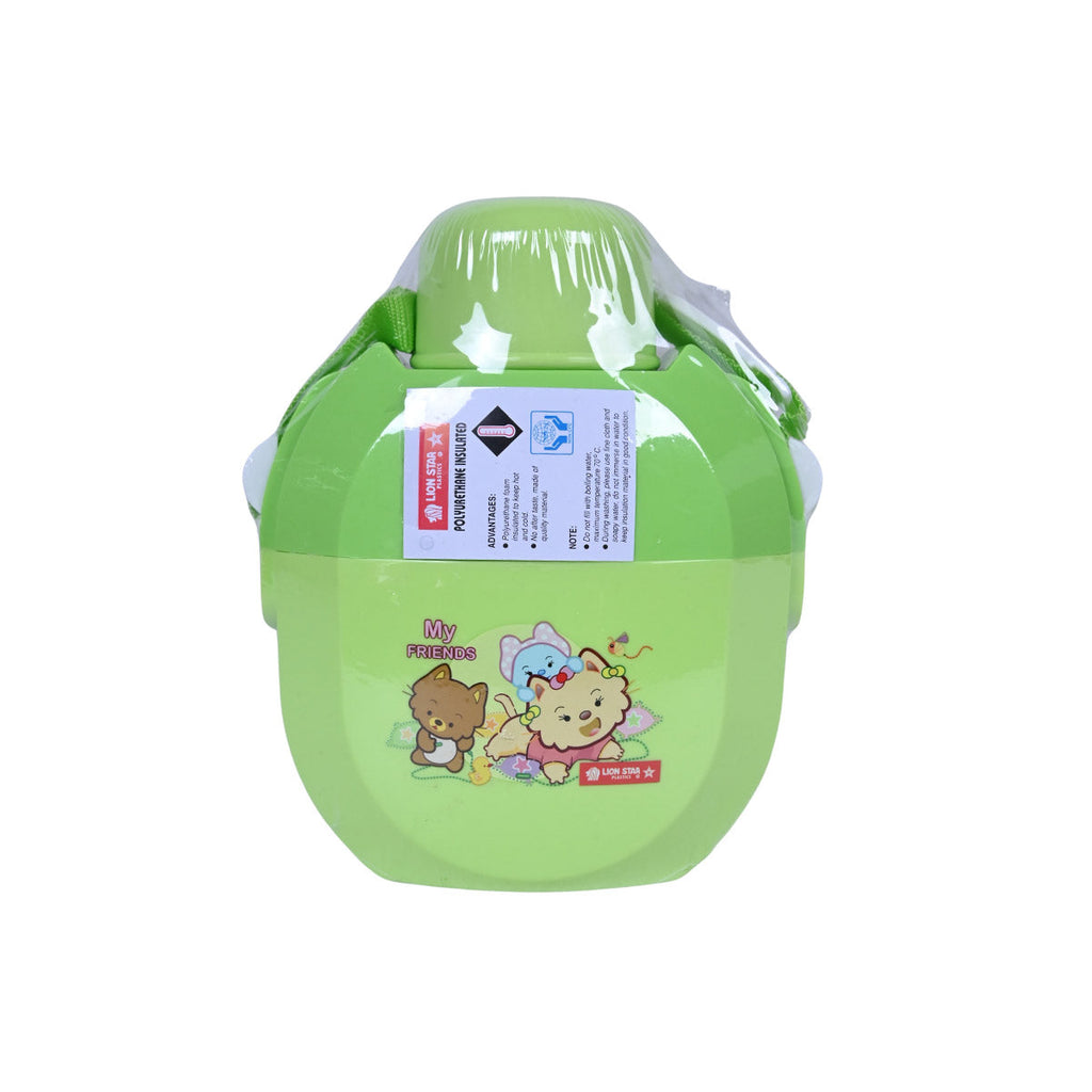 Picture of Lion Star Water Bottle - Green - by Raja Sahib Kids