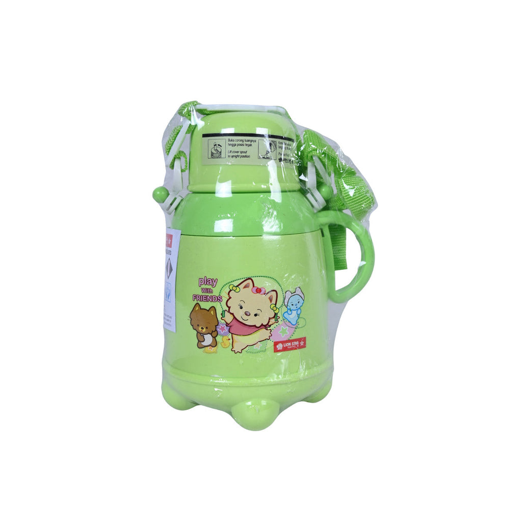 Picture of Lion Star Water Bottle - Green - by Raja Sahib Kids