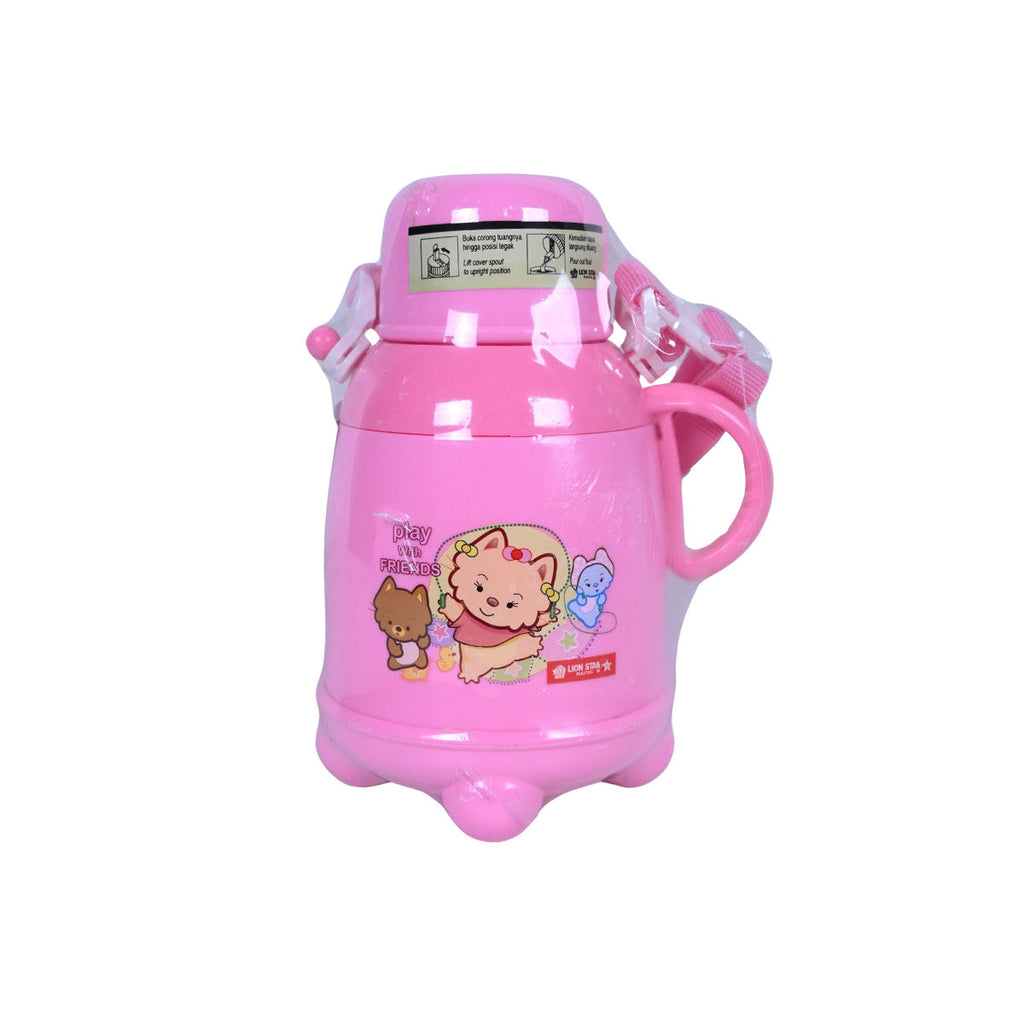 Picture of Lion Star Water Bottle - Pink - by Raja Sahib Kids