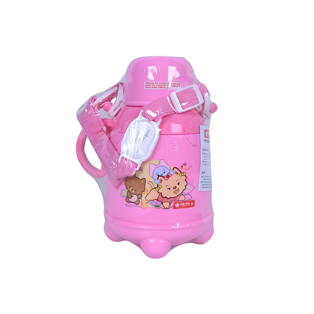 Picture of Lion Star Water Bottle - Pink - by Raja Sahib Kids