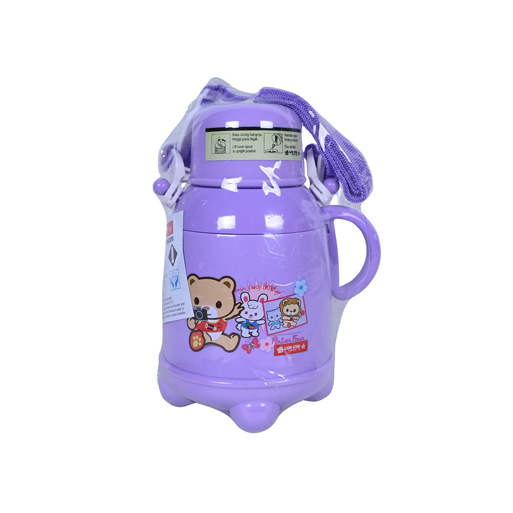 Picture of Lion Star Water Bottle - Purple - by Raja Sahib Kids