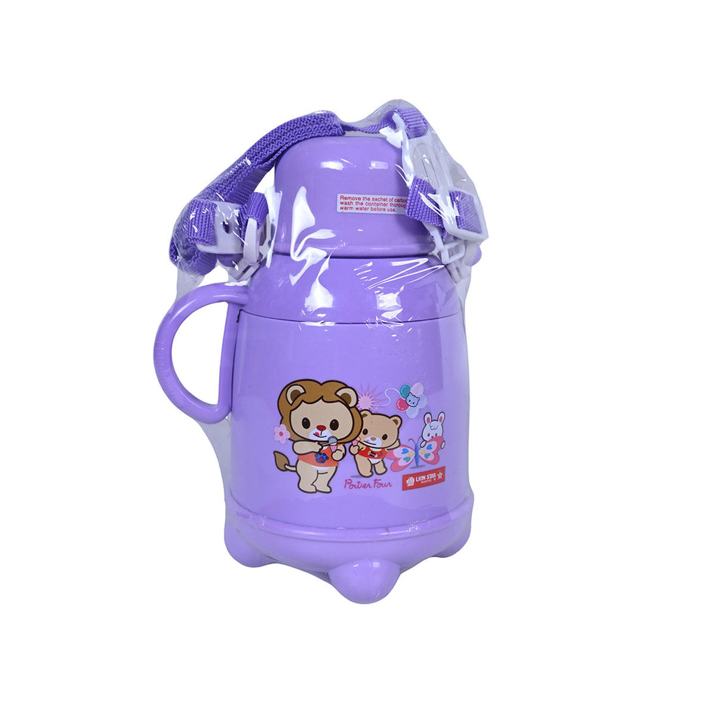 Picture of Lion Star Water Bottle - Purple - by Raja Sahib Kids