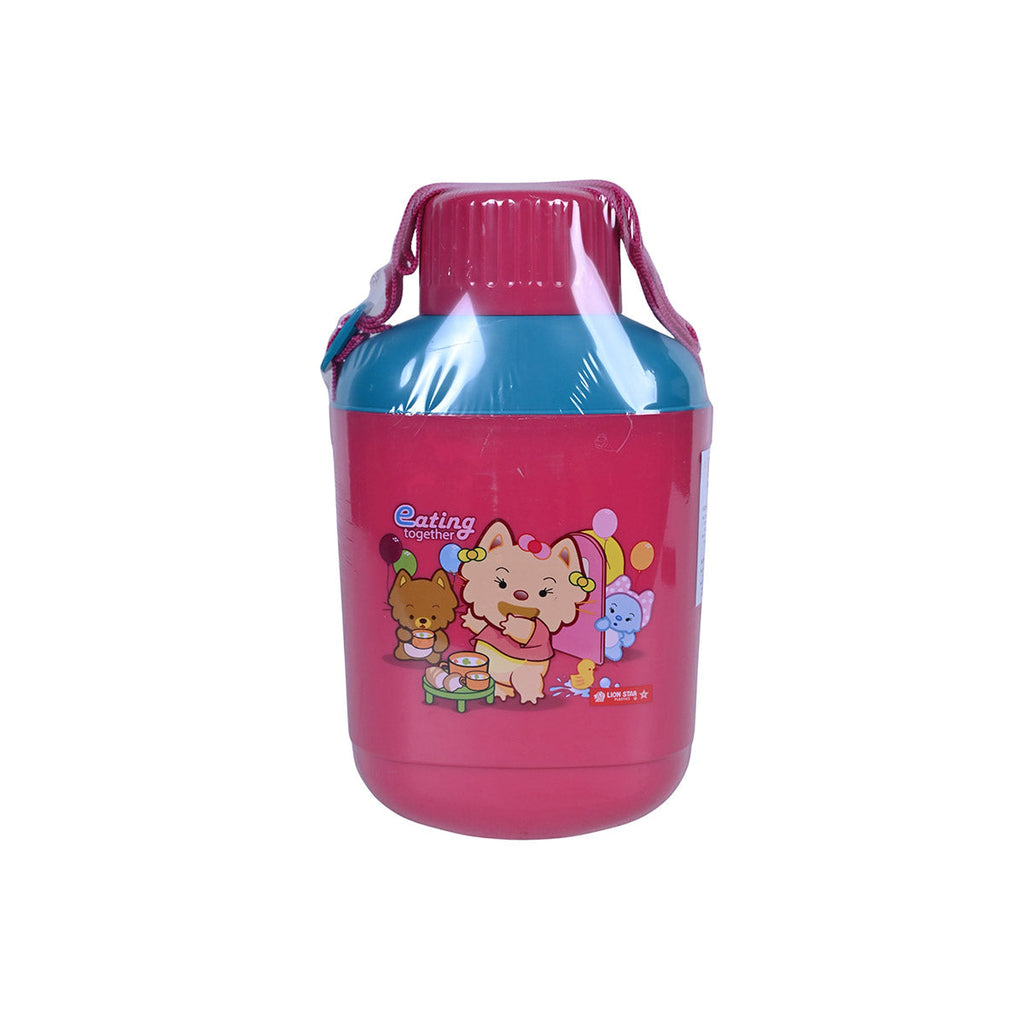 Picture of Lion Star Water Bottle - Shocking Pink - by Raja Sahib Kids