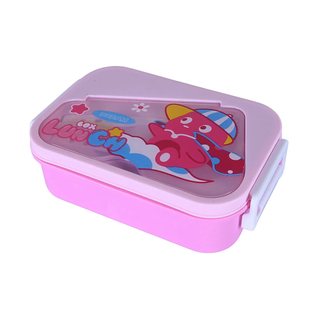 Picture of Pink Cartoon Character Bento Lunch Box - by Raja Sahib Kids