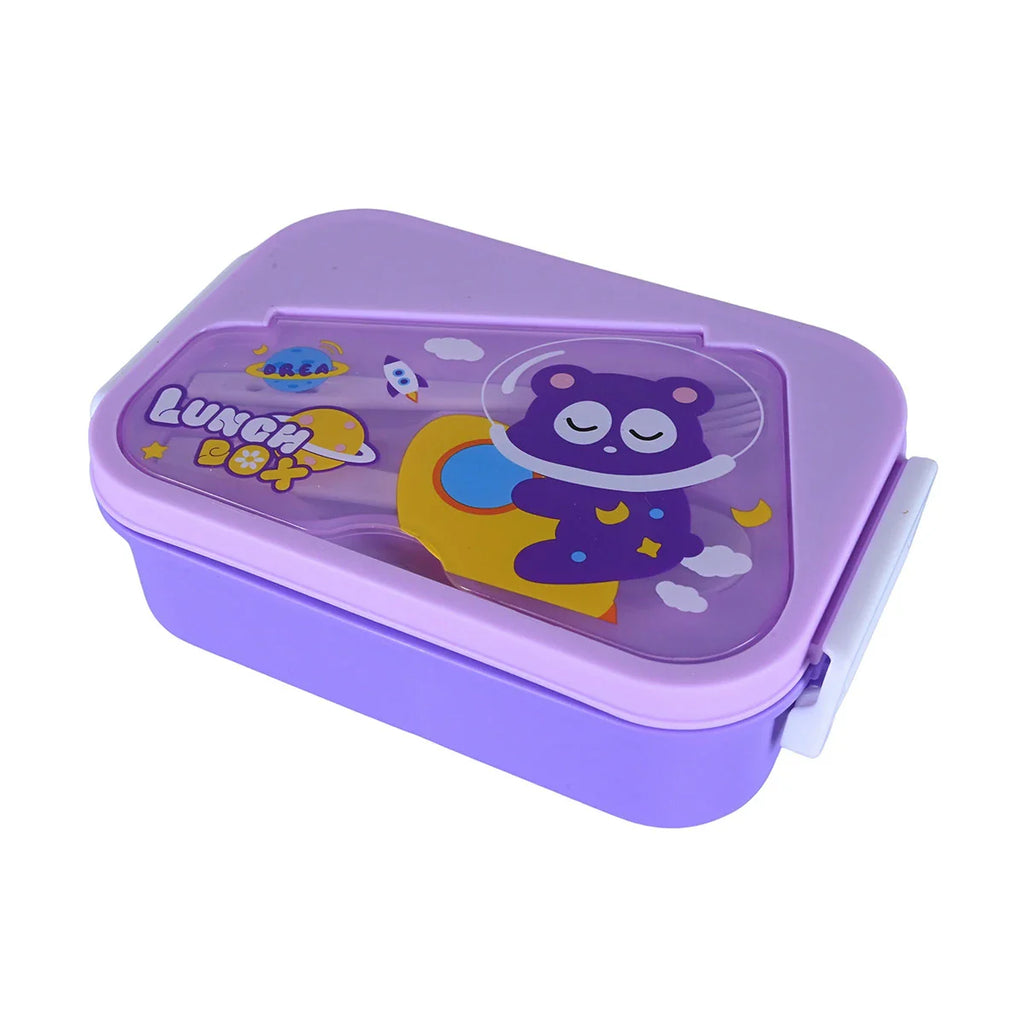 Picture of Purple "Lunch Box" Space-themed Bento Box - by Raja Sahib Kids