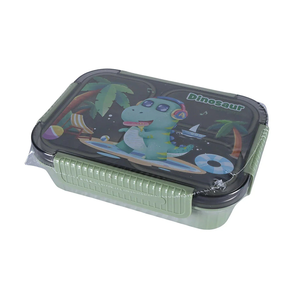 Picture of Cool Green Dinosaur Bento Lunch Box - by Raja Sahib Kids