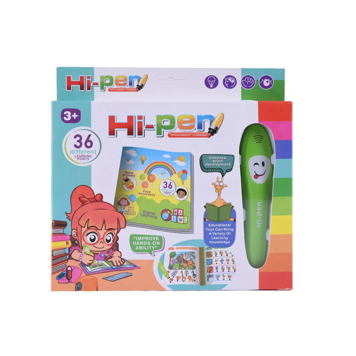 Hi-Pen Interactive Learning Pen - 36 Educational Activities for Kids ...