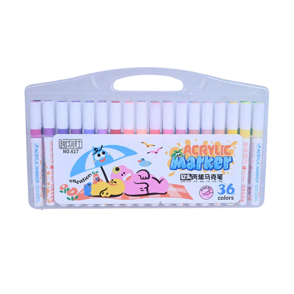 Picture of Acrylic Marker Set Just Like A Posca 36 Pcs - by Raja Sahib Kids