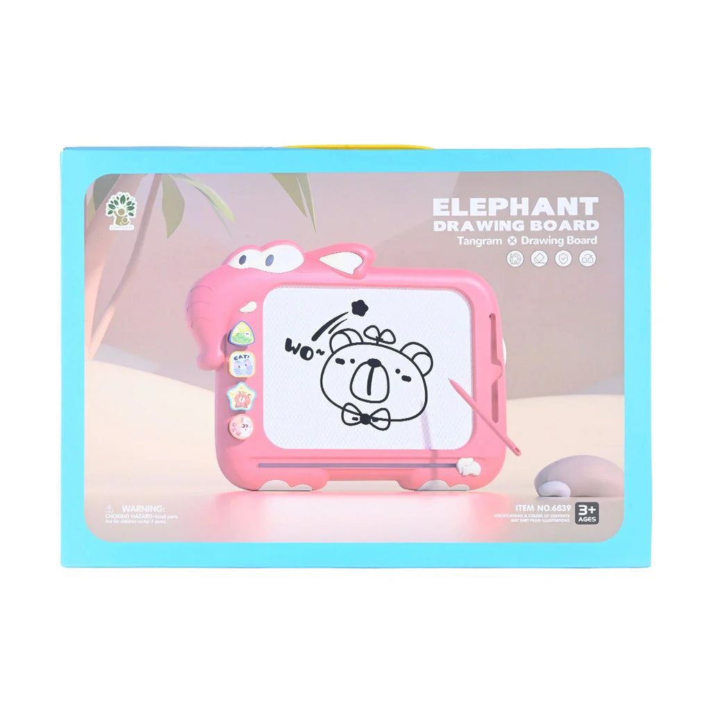 Picture of Elephant Drawing Board & Tangram Play - by Raja Sahib Kids
