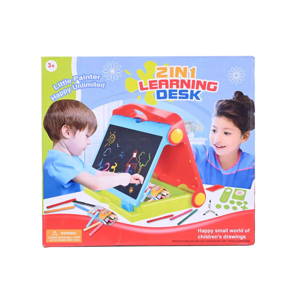 Picture of 2-In-1 Learning Desk Drawing Board For Children Foldable With Carrying Bag - by Raja Sahib Kids