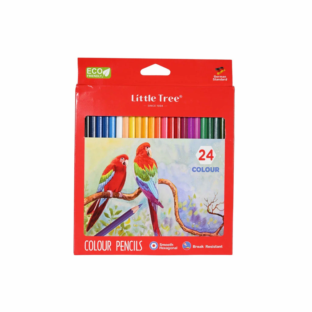 Picture of 24-Color Break-Resistant Pencil Set for Kids - by Raja Sahib Kids
