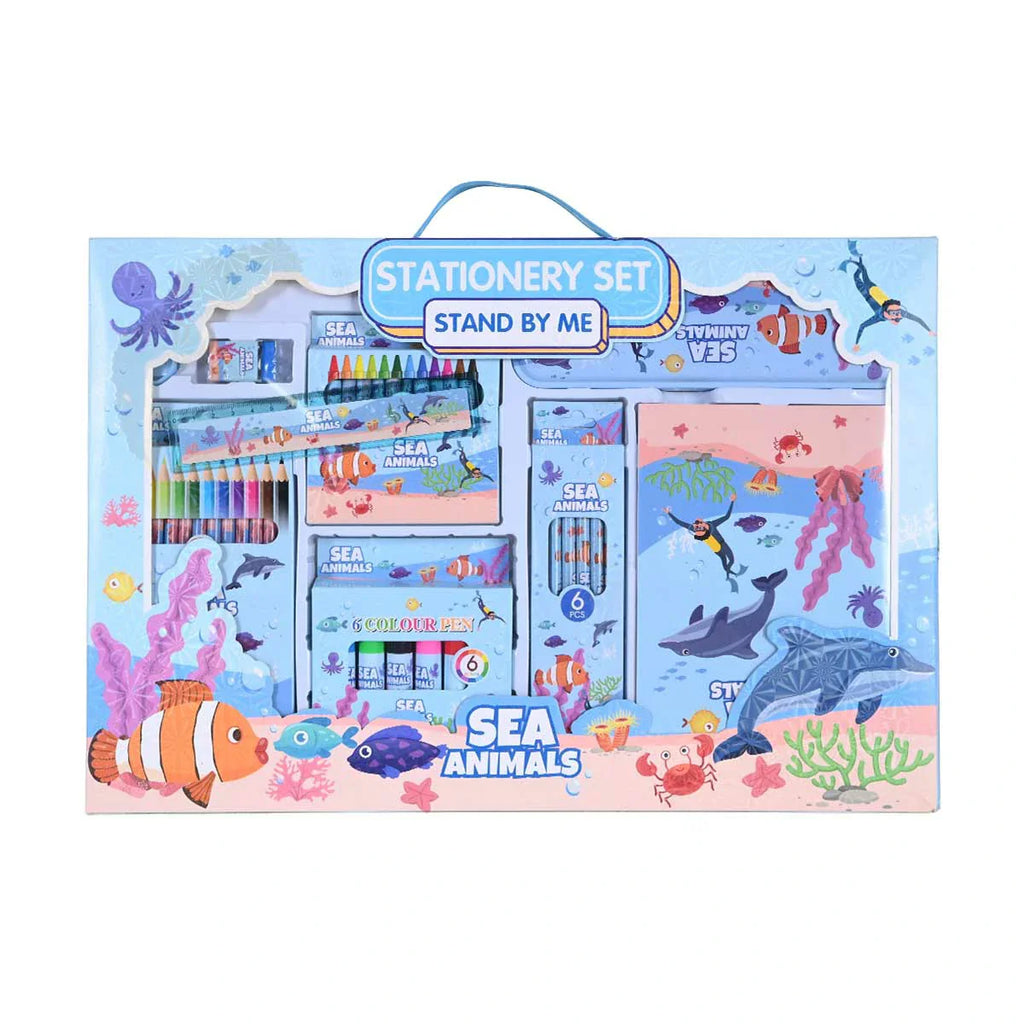 Picture of Sea Animals Stationery Set - by Raja Sahib Kids