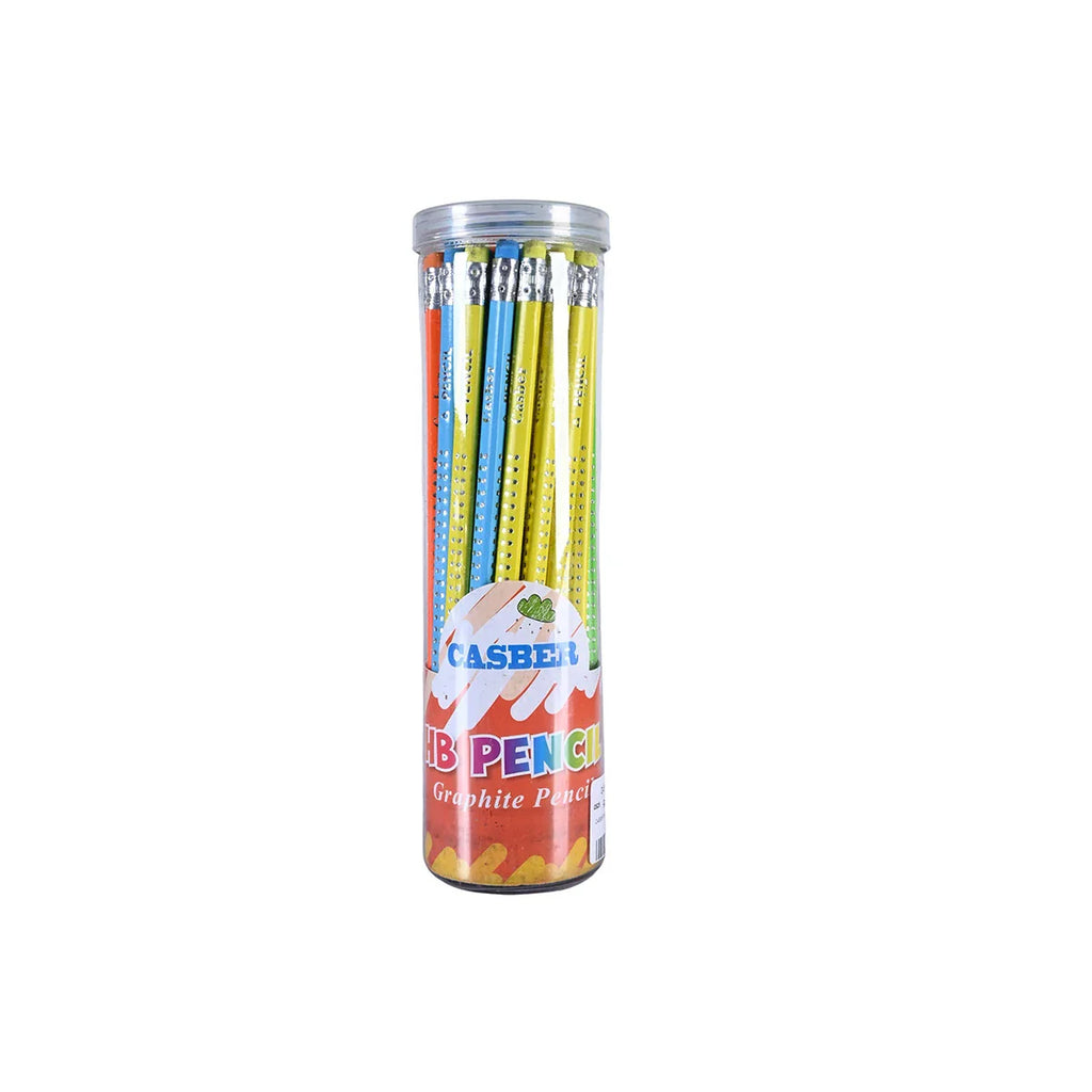 Picture of Casber Glitter Hb Graphite Pencils In Storage Tube - by Raja Sahib Kids