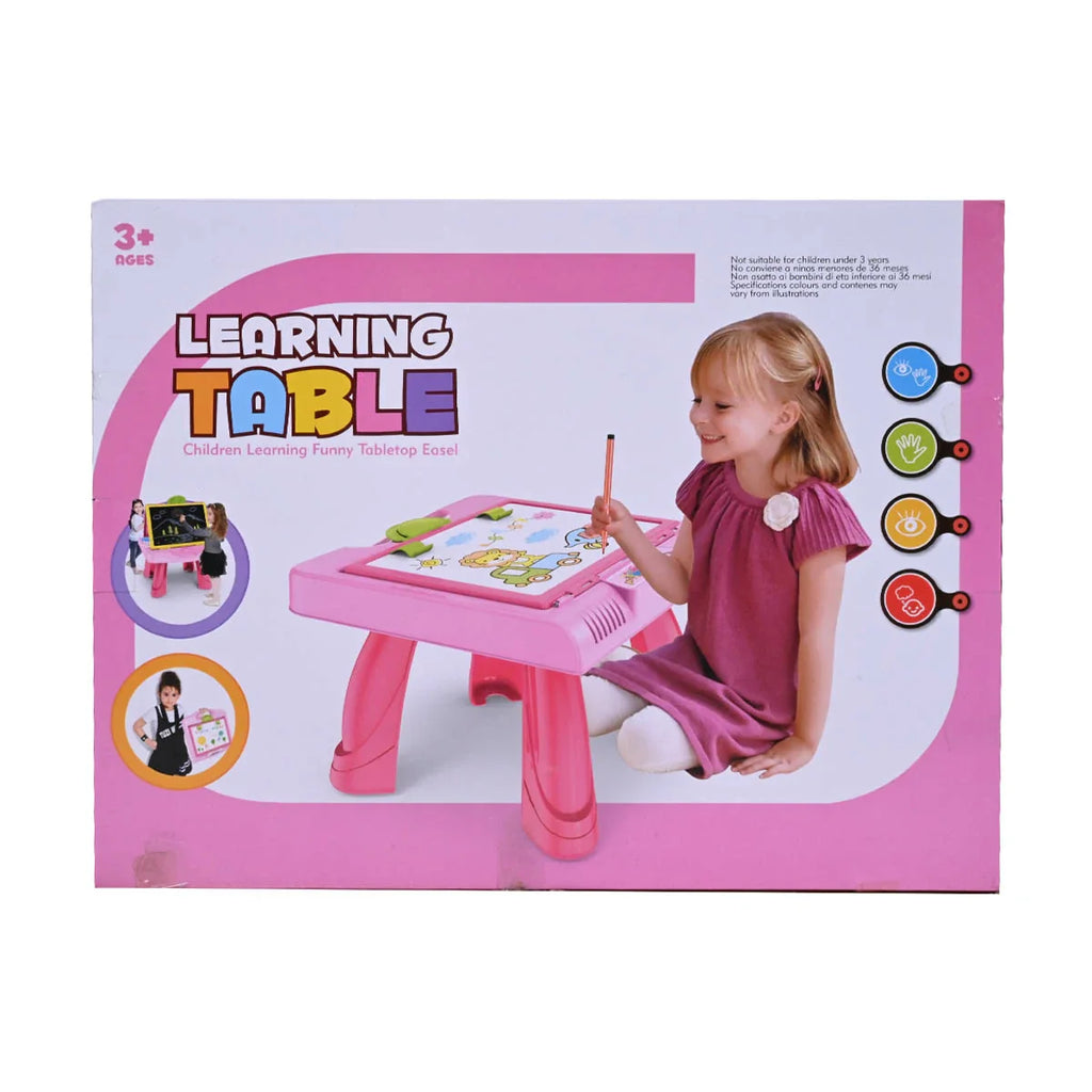 Picture of Children'S Learning Table With Tabletop Easel Interactive And Educational Toy - by Raja Sahib Kids