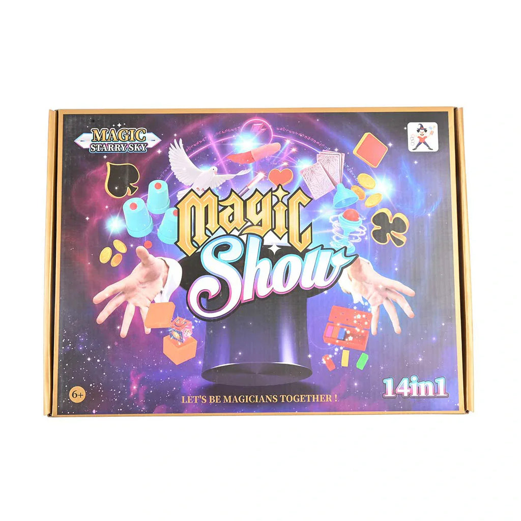 Picture of Magic Starry Sky Magic Show Kit: 14-in-1 Illusion Set for Kids (Ages 6+) - by Raja Sahib Kids