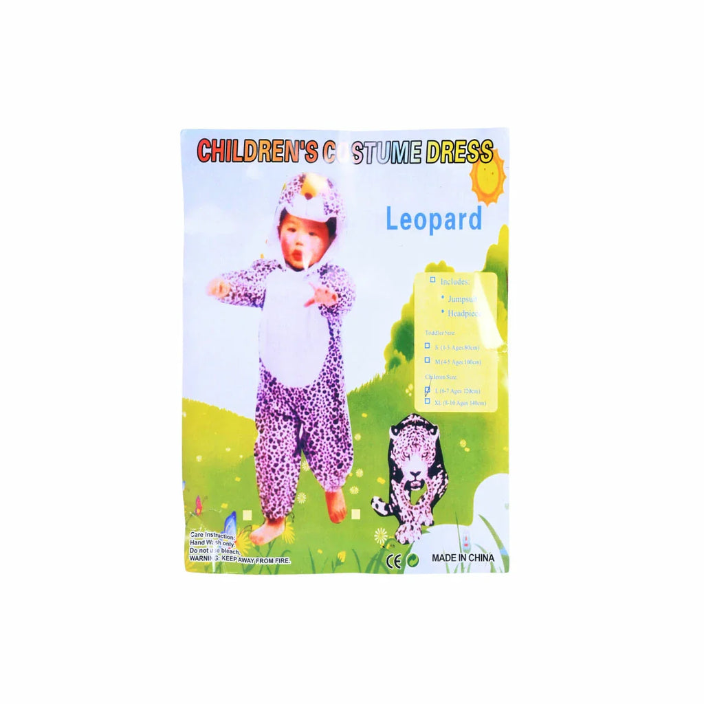 Picture of Leopard Costume Kids Cute Hooded - by Raja Sahib Kids