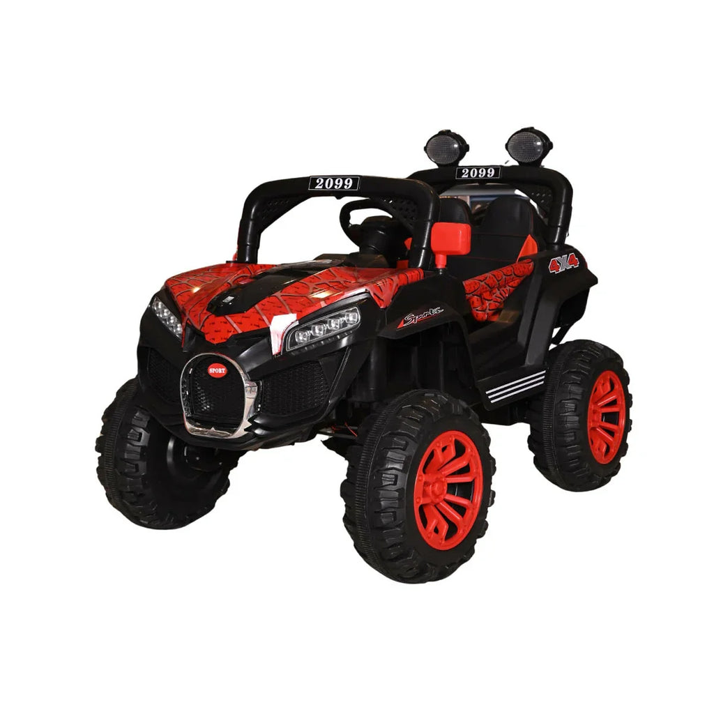 Picture of Battery Operated Sit N' Ride Jeep - Red - by Raja Sahib Kids