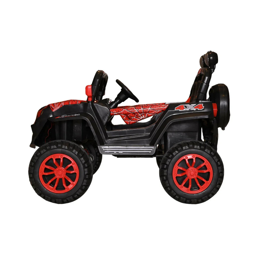 Picture of Battery Operated Sit N' Ride Jeep - Red - by Raja Sahib Kids