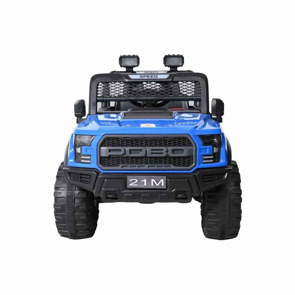 Picture of Battery Operated Sit N' Ride Jeep - Blue - by Raja Sahib Kids