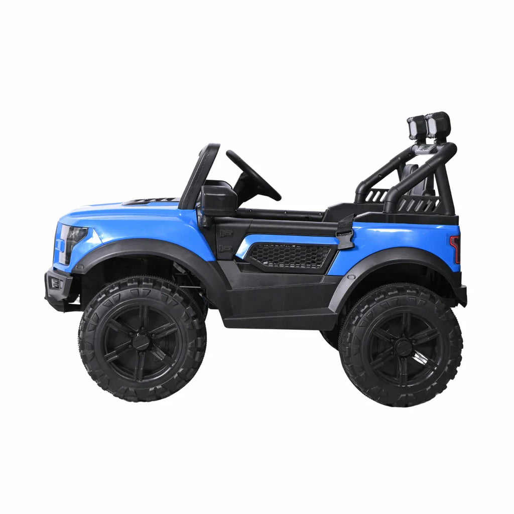 Picture of Battery Operated Sit N' Ride Jeep - Blue - by Raja Sahib Kids