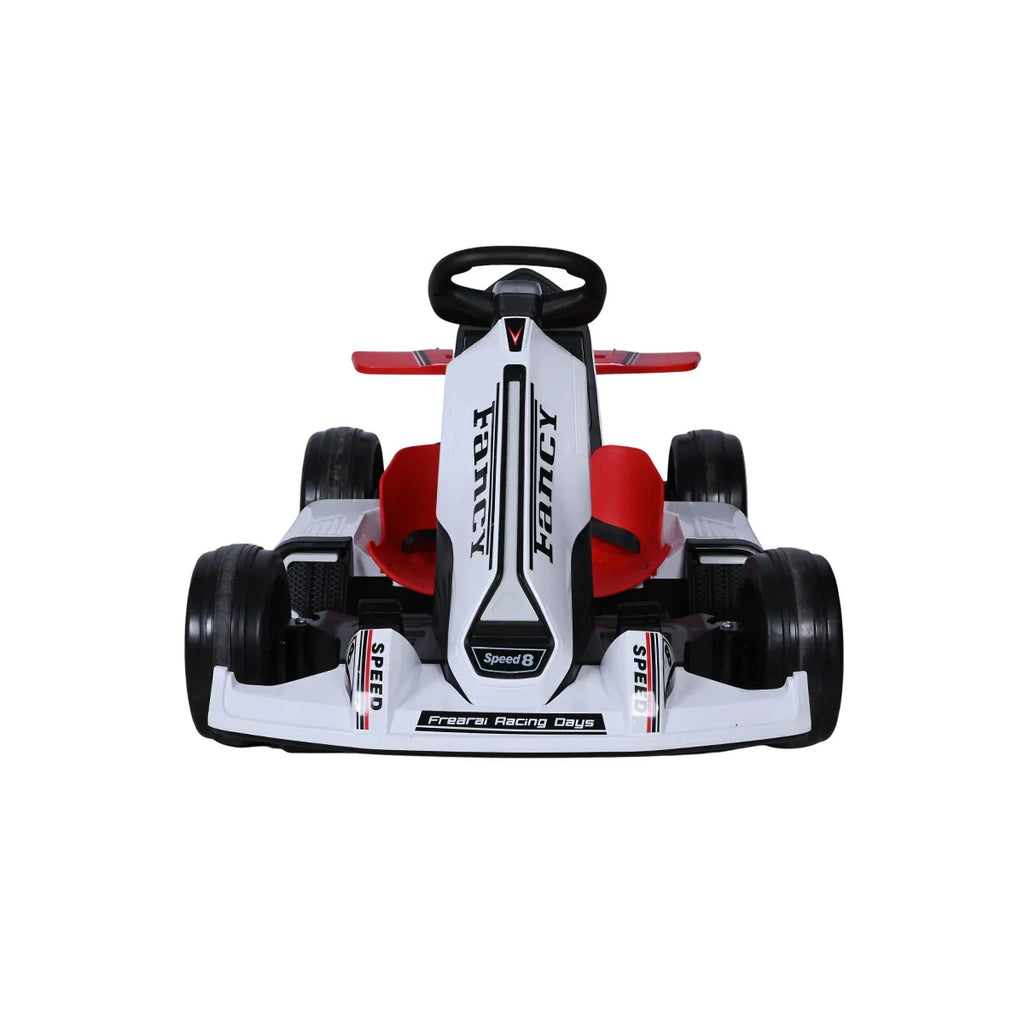 Picture of Battery Operated Sit N' Ride Car - White - by Raja Sahib Kids