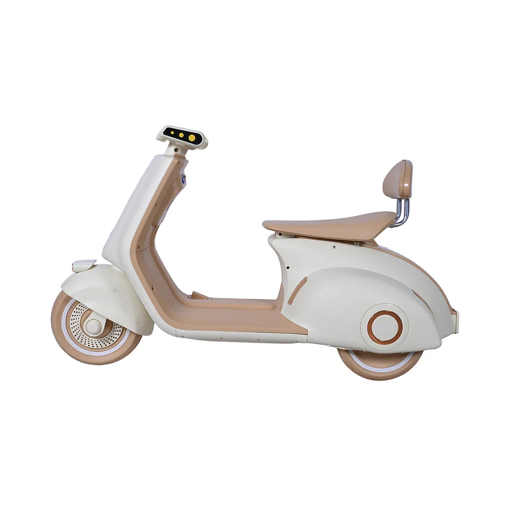 Picture of Battery Operated Sit N' Ride Scooty - Off White - by Raja Sahib Kids