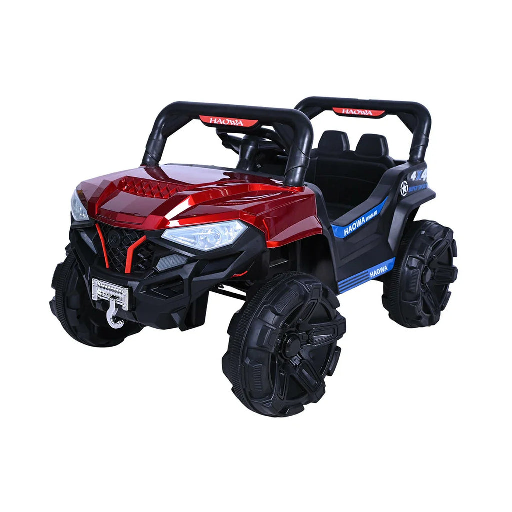 Picture of Battery Operated Sit N' Ride 4 X 4 Jeep - Red - by Raja Sahib Kids