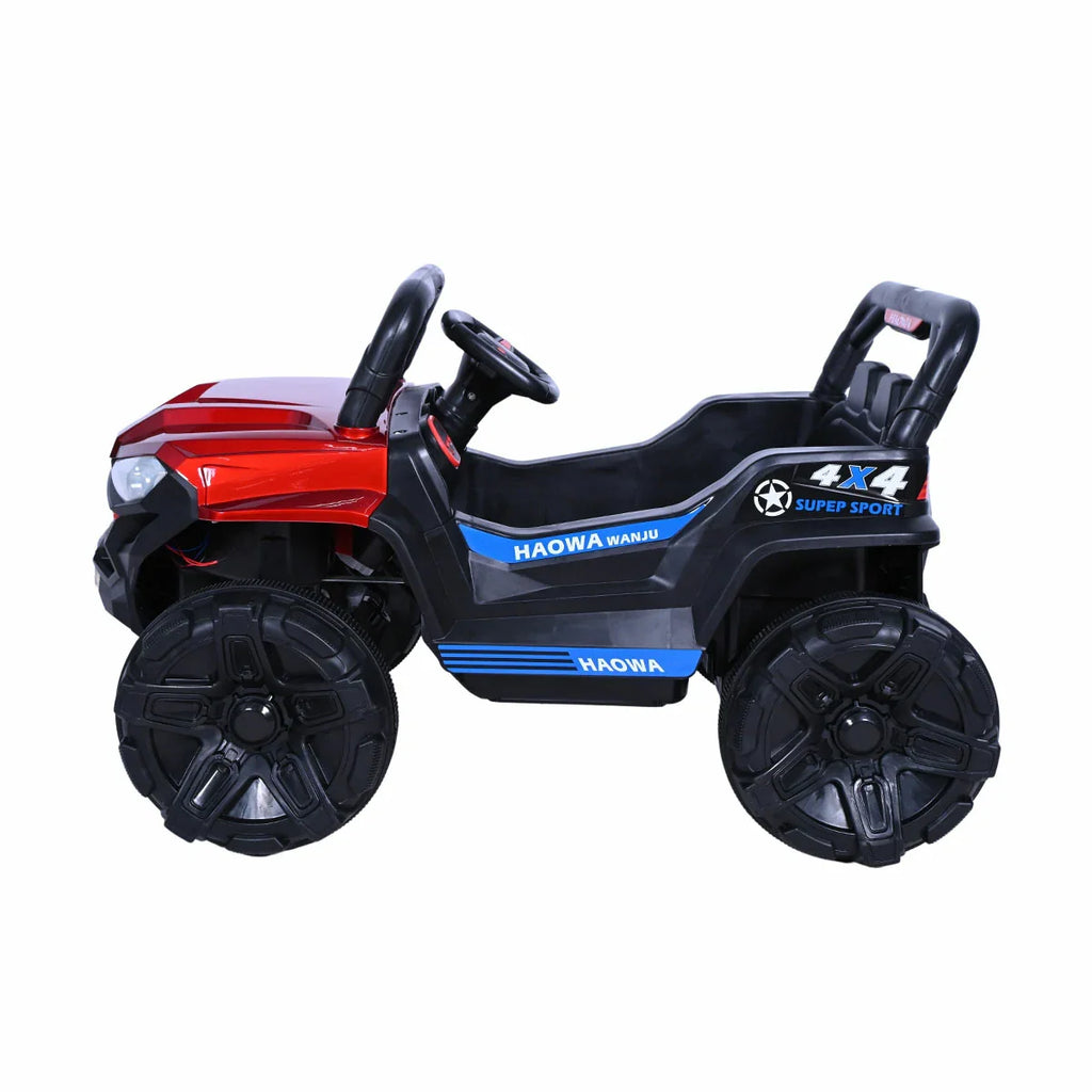 Picture of Battery Operated Sit N' Ride 4 X 4 Jeep - Red - by Raja Sahib Kids