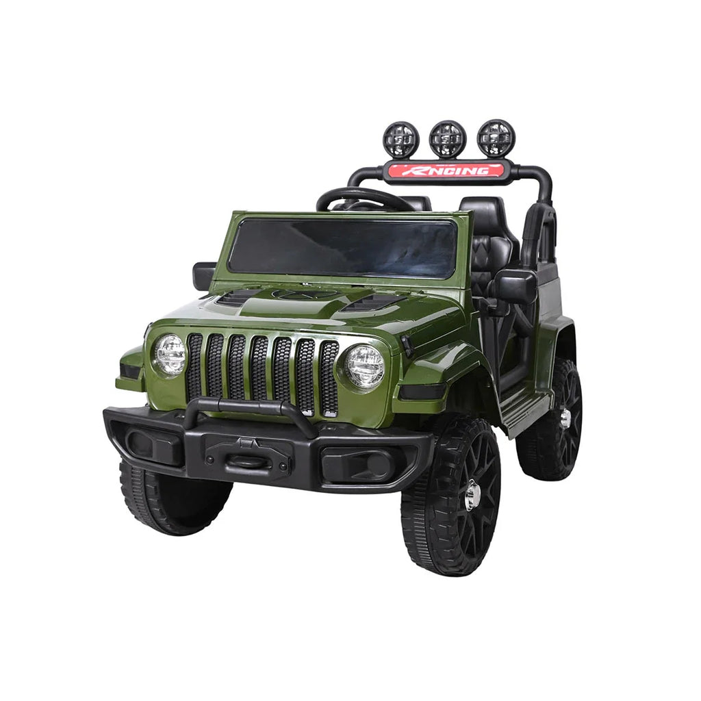 Picture of Battery Operated Sit N' Ride Jeep - Green - by Raja Sahib Kids