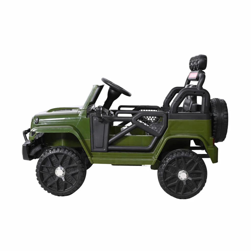 Picture of Battery Operated Sit N' Ride Jeep - Green - by Raja Sahib Kids