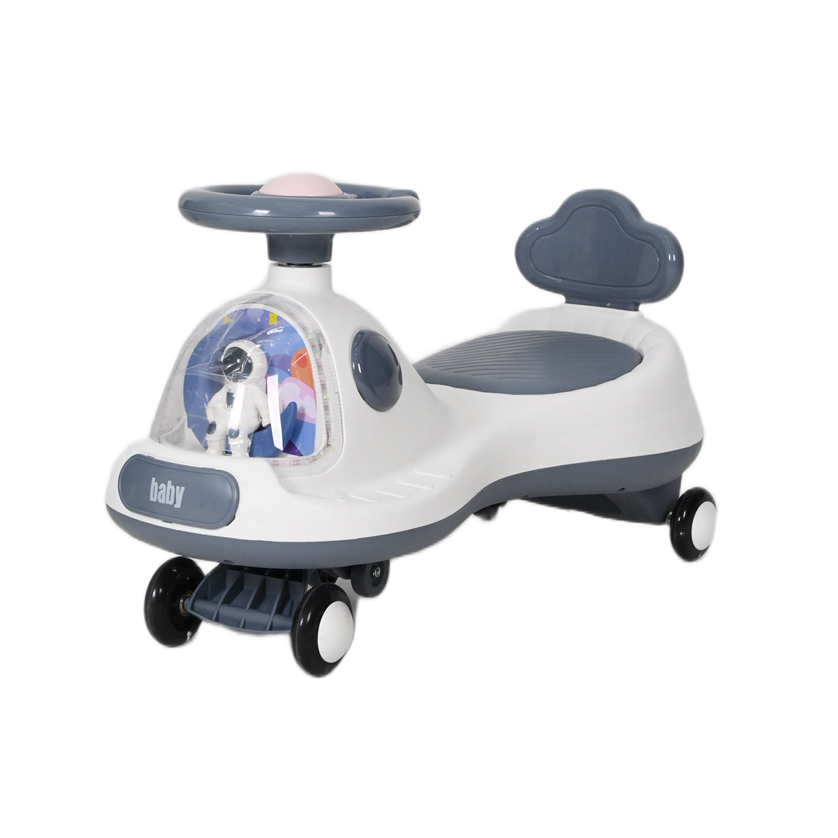 Astro-Voyager Premium Wiggle Car for Kids - Space-Themed Ride-On Toy w ...