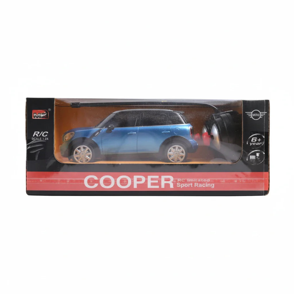 Picture of MZ Licensed MINI Cooper RC Sport Racing Car (1:24 Scale) - Iconic Blue Edition - by Raja Sahib Kids