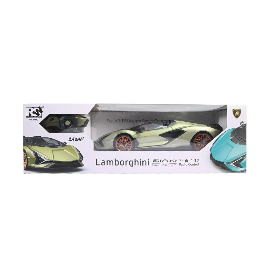 Picture of Officially Licensed Lamborghini Sian FKP 37 Roadster RC Car - 1:12 Scale Radio Control Hypercar - by Raja Sahib Kids